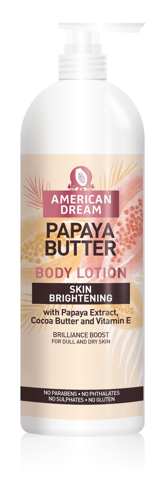 American Dream Papaya Butter Body Lotion 750ml