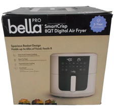 bella PRO - SmartCrisp 8-qt. Touchscreen Air Fryer - Oatmilk