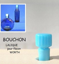 bouchon Marc LALIQUE pour flacon bleu JE REVIENS de WORTH