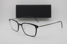 NEW LINDBERG NO. 005/146EV 6536 COL. 10 BLACK AUTHENTIC EYEGLASSES 49-20