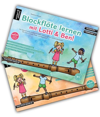 Blockflöte lernen mit Lotti & Ben - Band 1 + 2 im Set! | Susanne Hossain | 80 S.