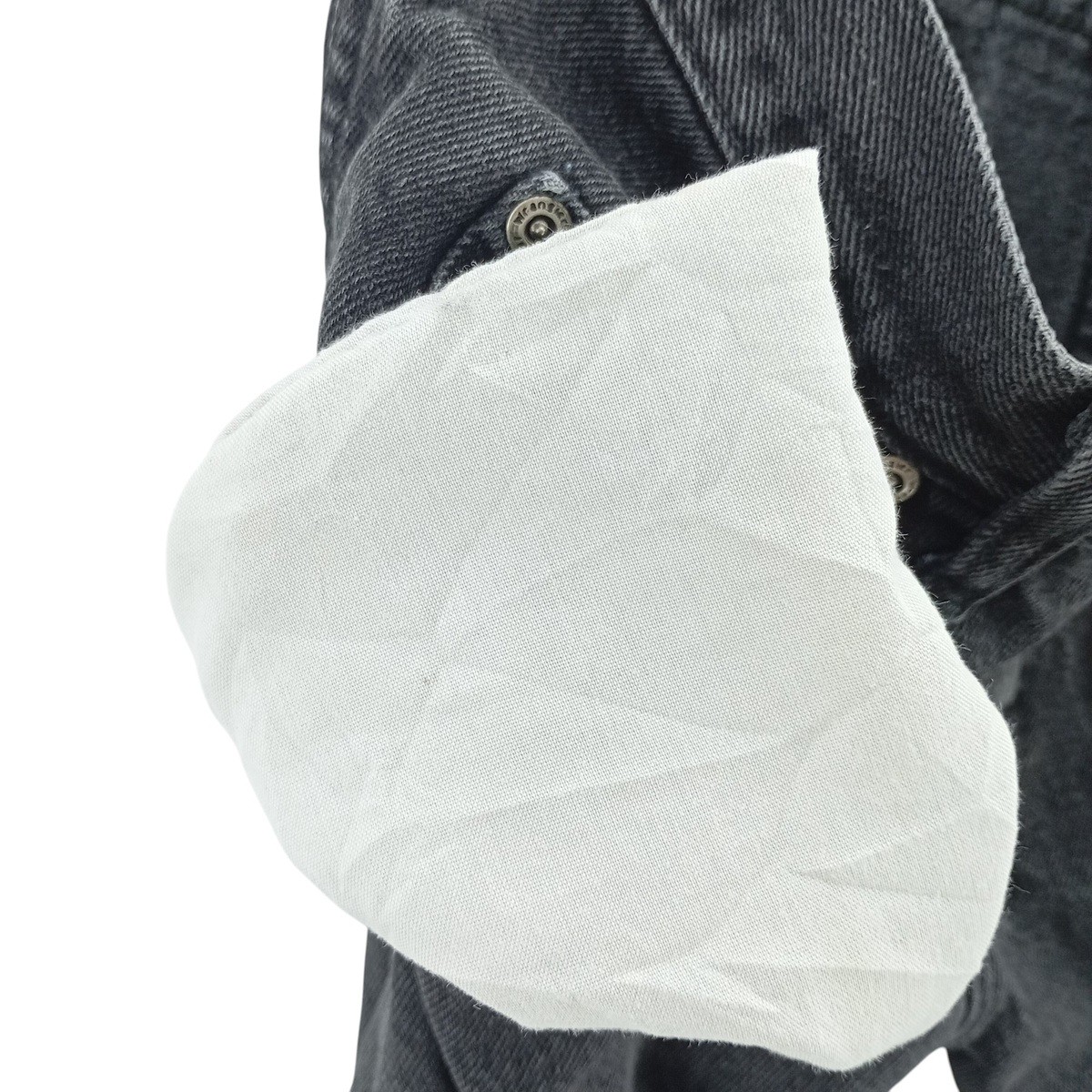 Used Wrangler Regular Fit Black Denim Straight Leg Denim Pants Men's Size W31 thumbnail 7