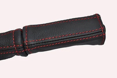 Rote Naht Für Ford Capri MK1 MK2 MK3 68-87 Leder Handbremse Griff