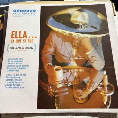Jose Alfredo Jimenez Ella La Que Se Fue vinyl