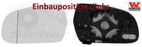 VAN Wezel 0338837 Spiegelglas FüR AußEnspiegel Links FüR Audi