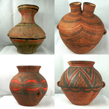 Ton Vase Krug Terracota chinesisch retro Zimmer Deko antik Stil
