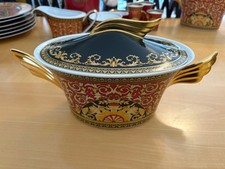 Rosenthal Versace "Medusa" Rot Suppenterrine gro&szlig;