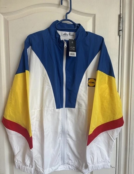  Crivit Hombre Mujer Lidl Shell Chaqueta Blanco Azul Rojo Ligero Talla Grande 