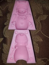 3D Snowman Mold Candles Soaps