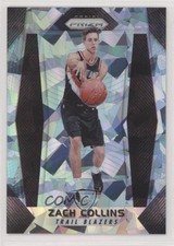 2017-18 Panini Prizm Blue Ice Prizm 32/99 Zach Collins #144 Rookie RC 6t7