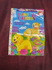 Lisa Frank  Coloring and Sticker Book  Casey and Caymus- Used Fair Condition