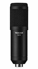 Tascam Dynamic Microphone for Professional Podcasting and Live Streaming TM-70