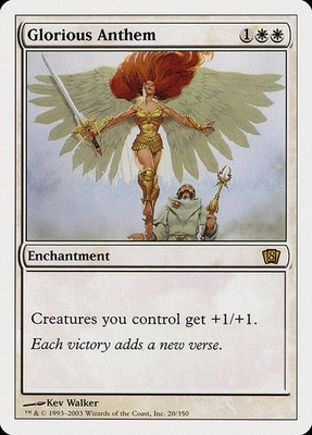 MTG Glorious Anthem 8ED English NM