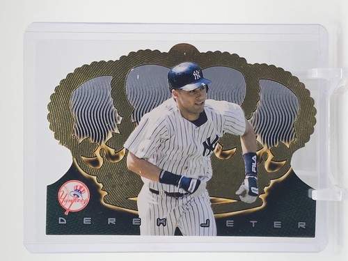 DEREK JETER 1999 PACIFIC CROWN ROYALE DIE-CUT NEW YORK YANKEES #97 Q7687