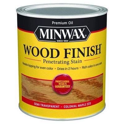 Minwax Colonial Maple Wood Stain Quick Drying Oil Based Interior Finish 1 Quart