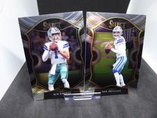 2020 Panini Select  Dak Prescott #9/  Ben DiNucci #99- Cowboys- 2 card bundle