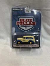 1939 CHEVROLET PANEL TRUCK 1/64 NEW MODEL BY GREENLIGHT BLUE COLLAR COLLECTION