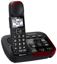 Panasonic Link2Cell KX-TGM430B Bluetooth/DECT 6.0 1.90 GHz Cordless Phone -