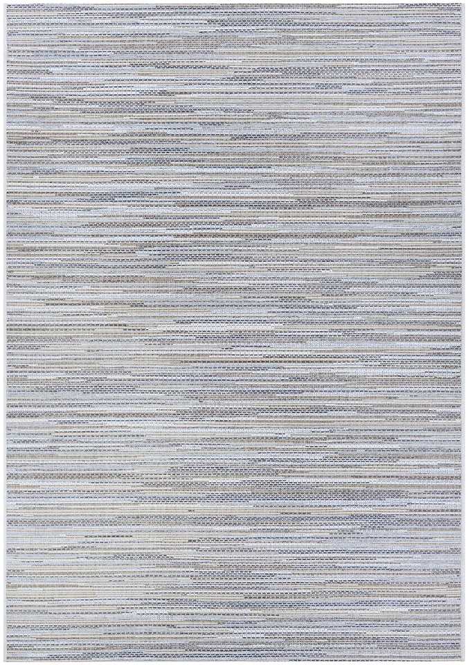 Alfombra de corredor interior exterior Monte Carlo - 2'3" x 7'10" Coastal Breeze en gris T... Foto 3 de 4