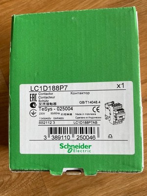 Schütz Leistungsschütz LC1D188P7 Schneider Electric 230V 7,5kw