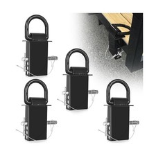 5/8" Heavy-Duty Stake Pocket D Rings with Anti-Loss Cord 4 Adjustable Hole 18...