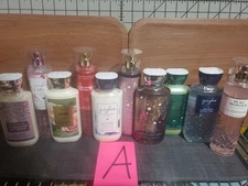 Bath & Body Works Mixed Lot Shower Gel, Lotion, Fragrance Mist NEW (x10)