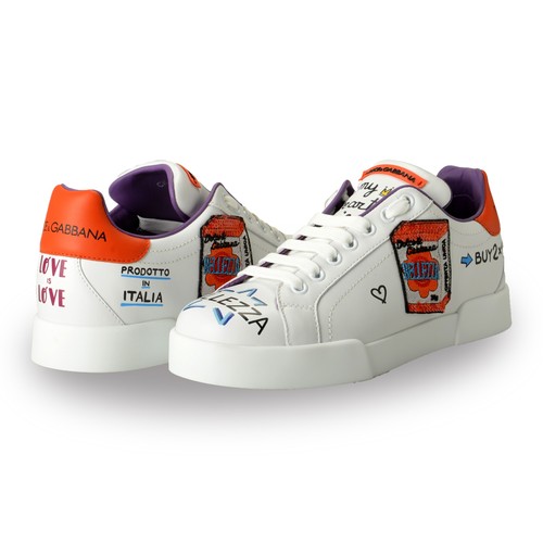 Scarpe sneakers Dolce & Gabbana donna "Portofino Light F15" in pelle US 6 IT 36 - Foto 8 di 8