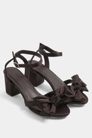 Yours Curve Women's Plus Size  Bow Heels In Extra Wide EEE Fit