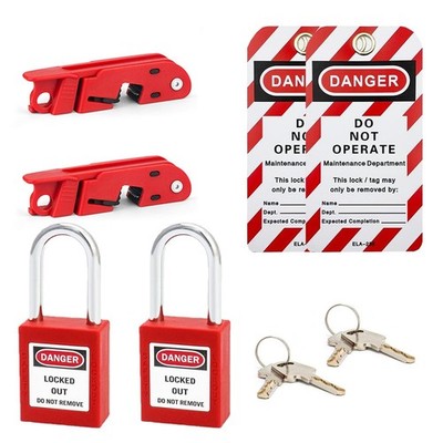 Circuit Breaker Lockout,Red Electrical Circuit Breaker Lockout,Tagout Breaker...