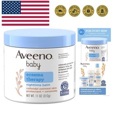 Eczema Therapy Nighttime Body Balm, Moisturizing Eczema Treatment, Ceramides,...