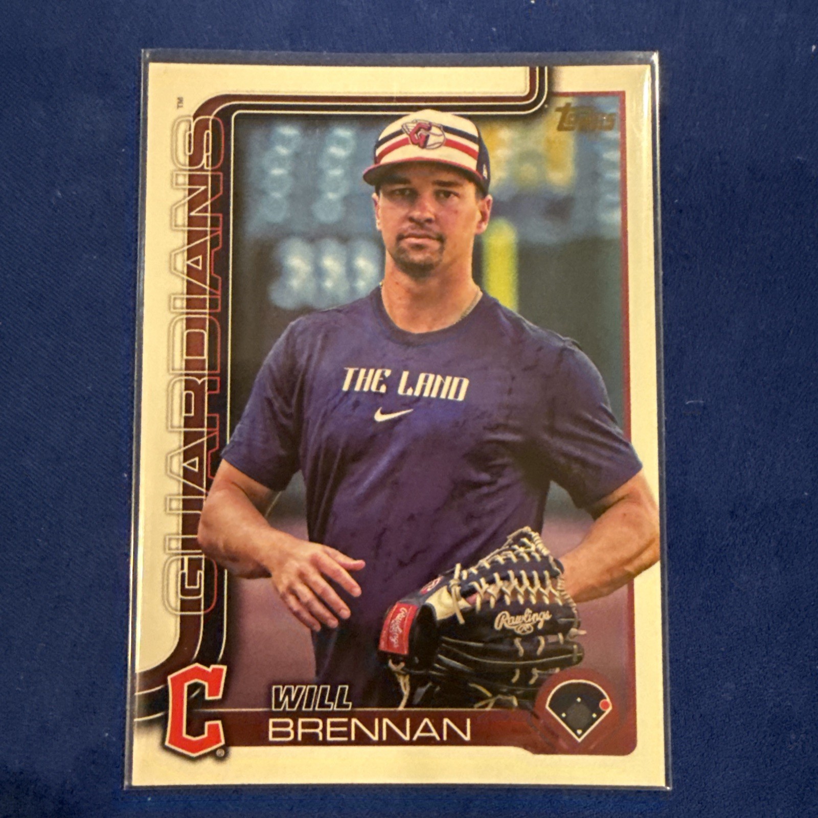 2025 Topps Series 1 - Will Brennan #240 Golden Mirror Image Variation