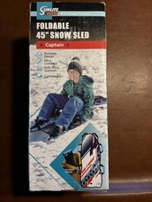 Foldable 45" Snow Sled