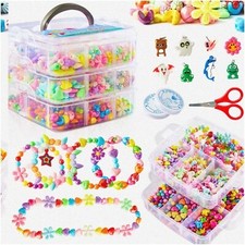 Kids Bead Craft Kit with 1100 Pieces