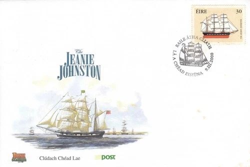 IRELAND EIRE 2000 JENNIE JOHNSON RELICA FIRST DAY COVERS FDC SG 1306 09/03/00