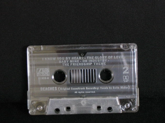 Beaches. Film Soundtrack. Cassette tape. 1988. Made In Australia - Image 2 of 3