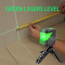 0.2mm/m Green Lasers Level DIY Cross Line Lasers Self Leveling Bright Green Kits