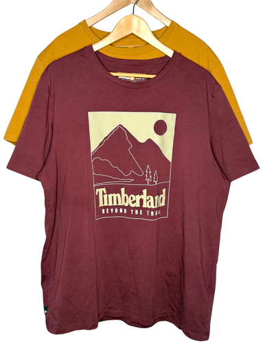 2 TIMBERLAND TEE GRAPHIC SHIRT XXL KENNEBEC TREE + BEYOND THE TRAIL PRE PRIORITY - Picture 2 of 4