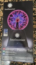 Smithsonian Plasma Ball Lamp Light Touch Sensitive