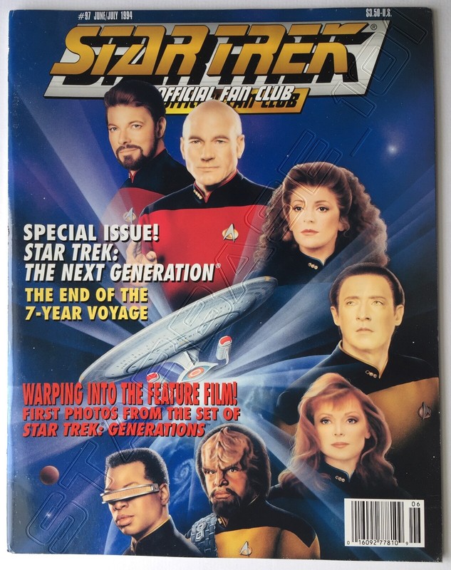 Star Trek Communicator Official Fan Club Magazine #97 June/July 1994