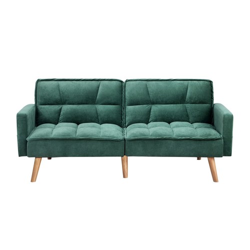 Oikiture Sofa Bed Futon Convertible Lounge 3 Seater Recliner Adjustable Couch - Picture 8 of 80