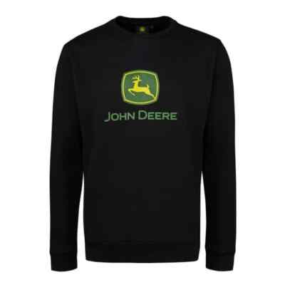 Original John Deere Schwarz Sweatshirt mit Logo Erwachsene Kleidung Hoodies Geburtstag...