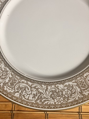 Rare Vintage Gold Franciscan Renaissance Masterpiece Dinner Plate China 10 1/2. - Picture 2 of 11