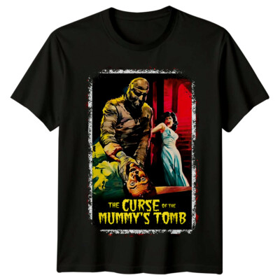 T-Shirt The Curse of the Mummy's Tomb (1964) Movie Poster Inspired Retro Tee