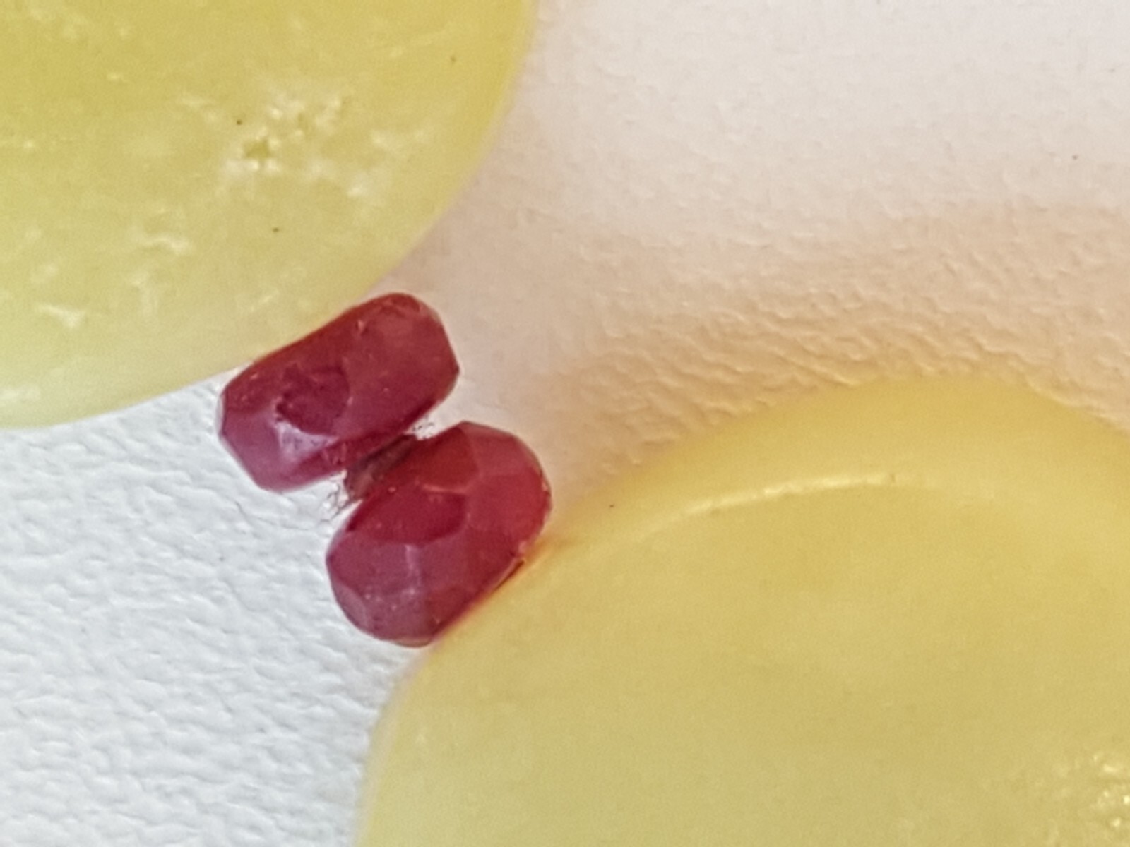 Pineapple jasper faceted ruby bead necklace artis… - image 13