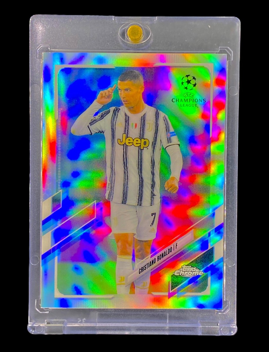 CRISTIANO RONALDO SILVER REFRACTOR Holo Topps Chrome