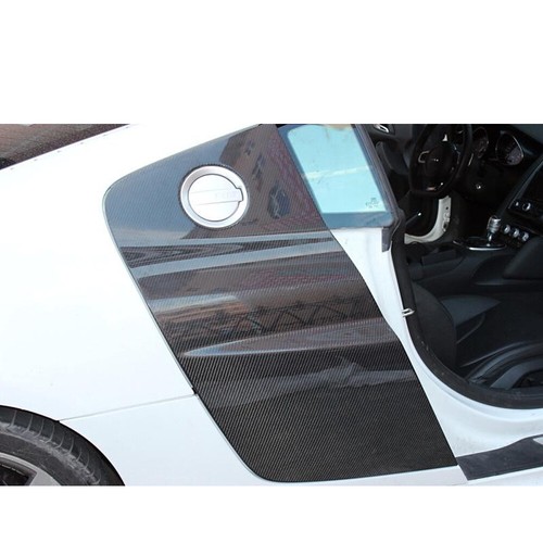 Carbon Fiber Door Fender Side Panel Blades Scoop For 2008-2015 Audi R8 V8 & V10 - Picture 5 of 12