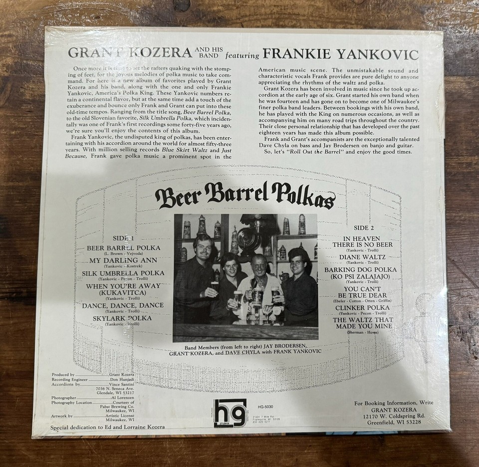 2x GRANT KOZERA/FRANKIE YANKOVIC/BEER BARREL Polka Private Wisconsin