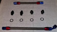 New Stainless Ducati Supersport Oil Cooler Lines Kit 91-99 600/750/900SS/SP R/B