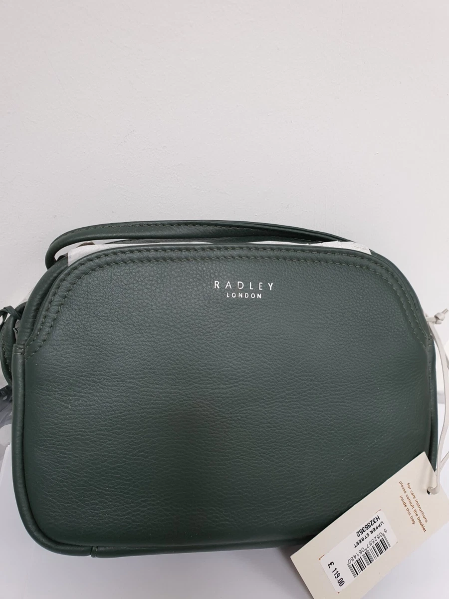 Radley new upper street small olive green cross body bag RRP 119 cover