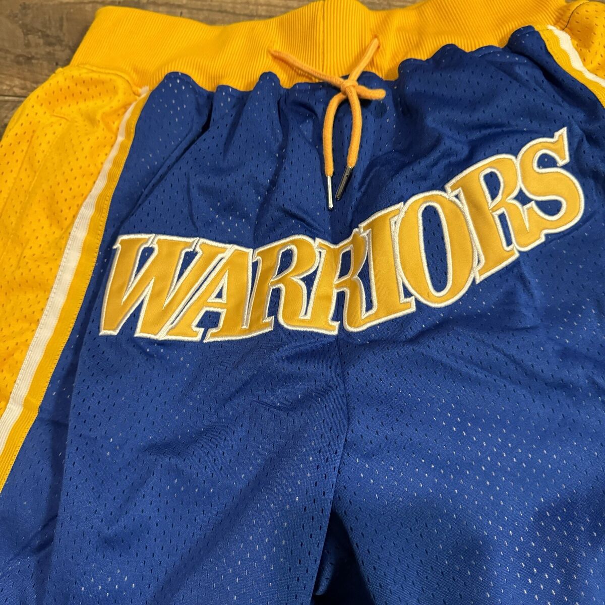 Golden State Warriors Blue Mitchell & Ness Just Don Shorts Golden State Warriors Blue Mitchell & Ness Just Don Shorts